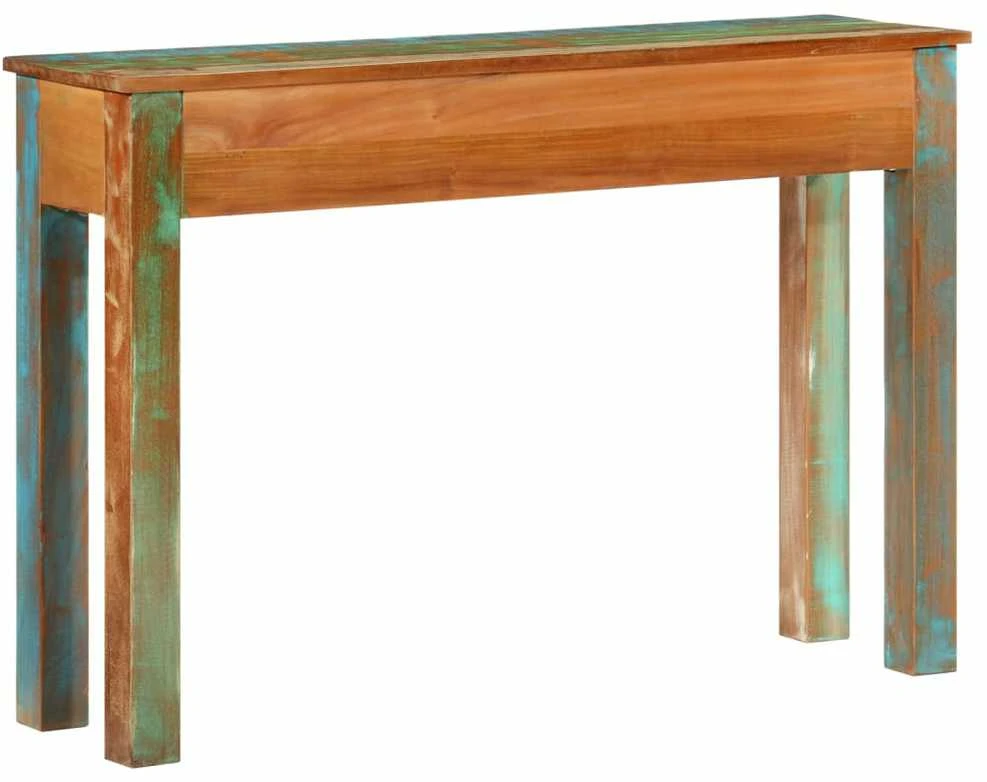 Konsolinis staliukas, 110x30x75cm, perdirbtos medienos masyvas