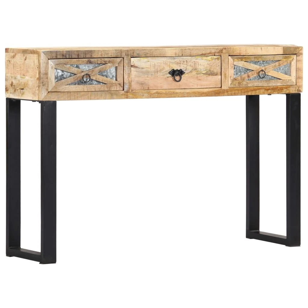 Konsolinis staliukas, 110x30x76 cm, mango medienos masyvas
