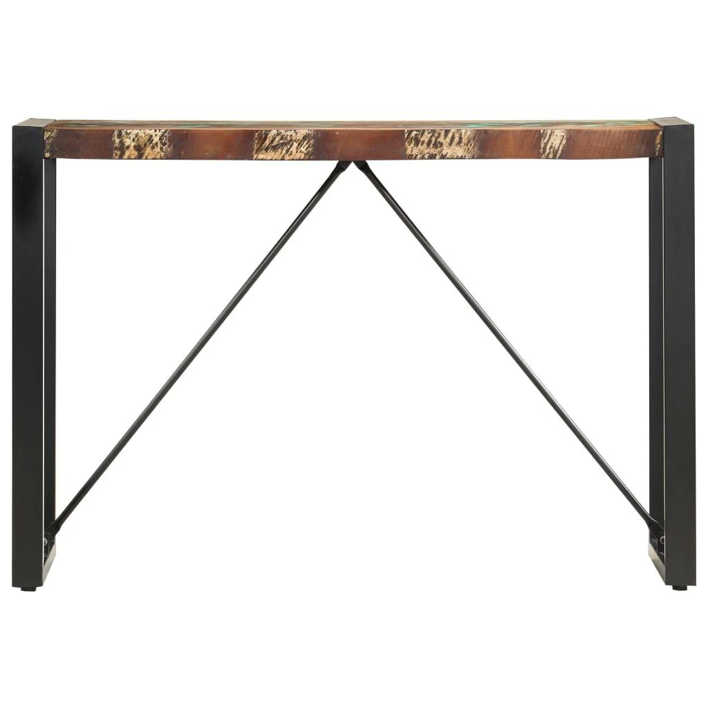 Konsolinis staliukas, 110x35x76cm, perdirbtos medienos masyvas