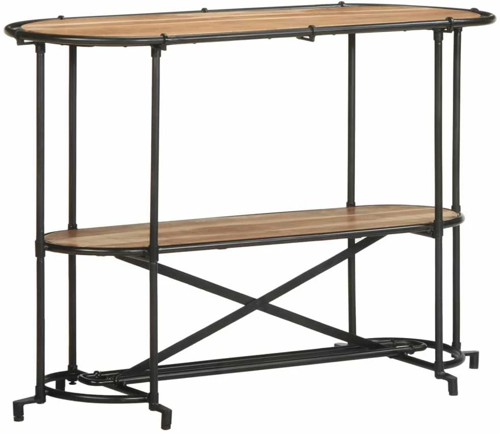 Konsolinis staliukas, 110x42x76cm, akacijos medienos masyvas