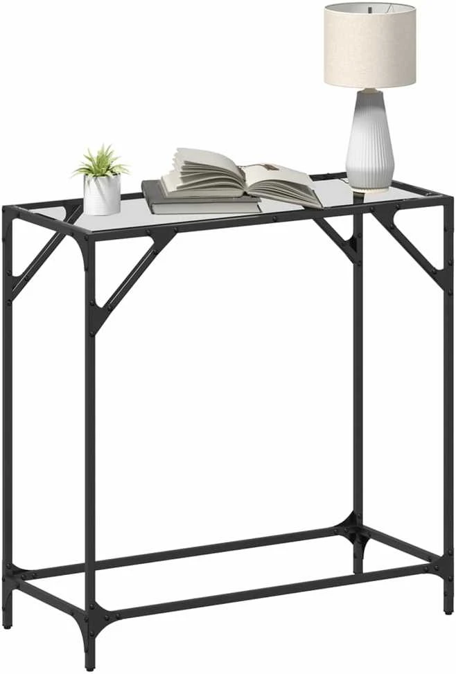 Konsolinis staliukas, 80x35x81cm, plienas