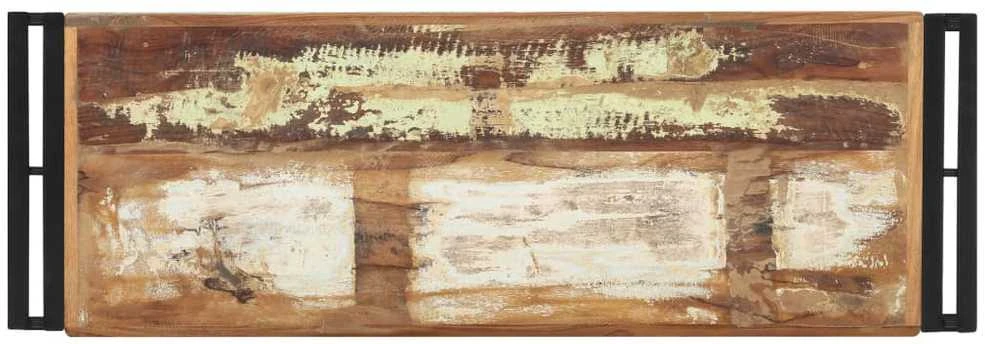 Konsolinis staliukas, 90x30x75cm, perdirbtos medienos masyvas