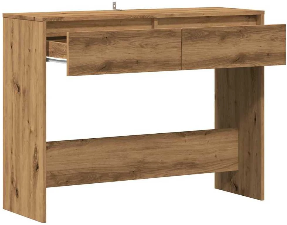 Konsolinis staliukas, artisano ąžuolo, 100x35x76,5cm, mediena