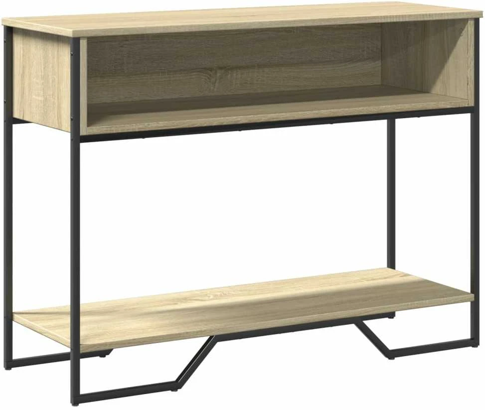 Konsolinis staliukas, ąžuolo, 100x35x74,5cm, apdirbta mediena