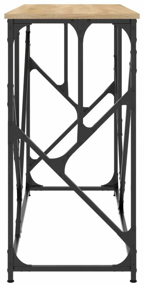 Konsolinis staliukas, ąžuolo, 100x40x80cm, apdirbta mediena