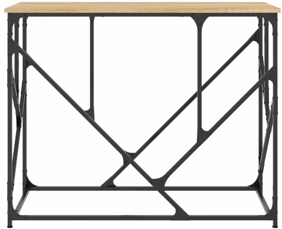 Konsolinis staliukas, ąžuolo, 100x40x80cm, apdirbta mediena