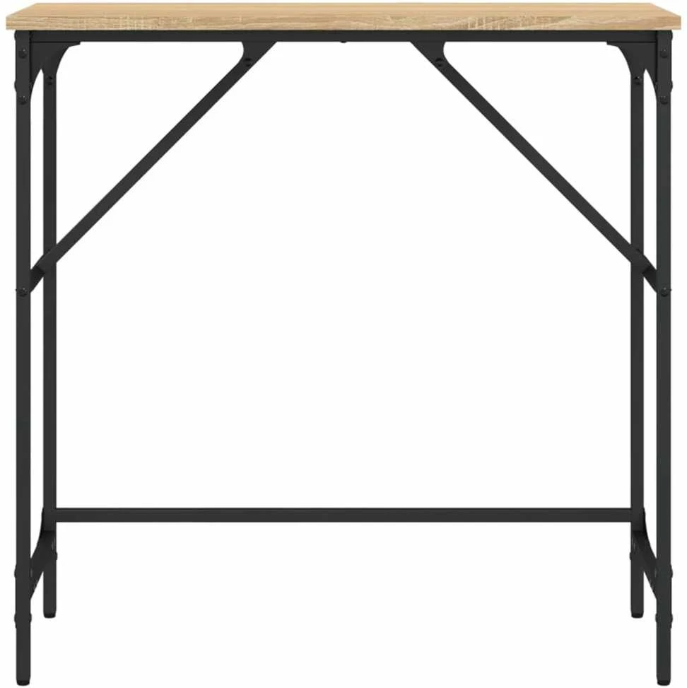 Konsolinis staliukas, ąžuolo, 75x32x75cm, apdirbta mediena