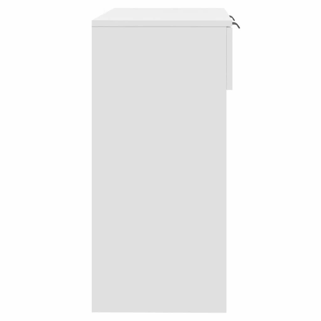 Konsolinis staliukas, baltas, 90x36x75cm, apdirbta mediena