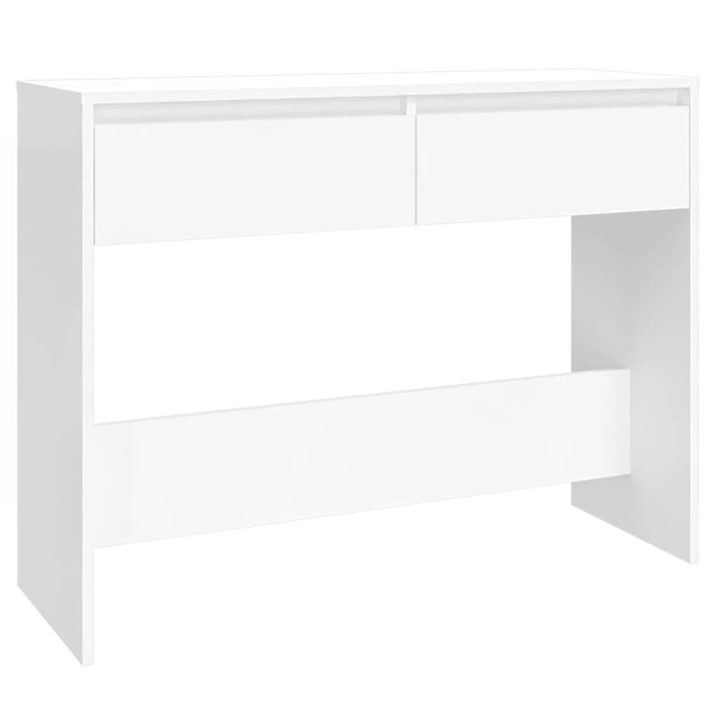 Konsolinis staliukas, baltas, 100x35x76,5cm, apdirbta mediena