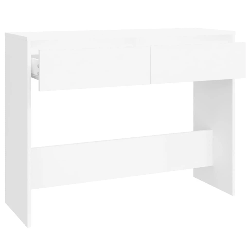 Konsolinis staliukas, baltas, 100x35x76,5cm, apdirbta mediena