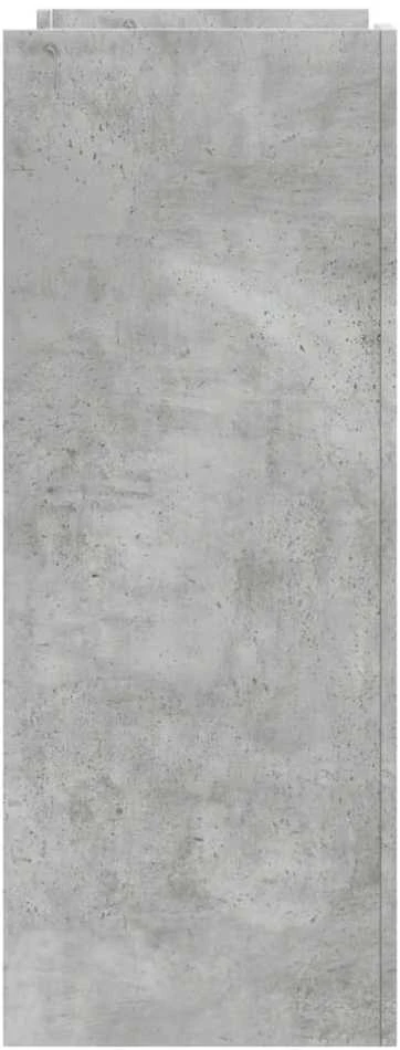 Konsolinis staliukas, betono, 100x35x90cm, apdirbta mediena