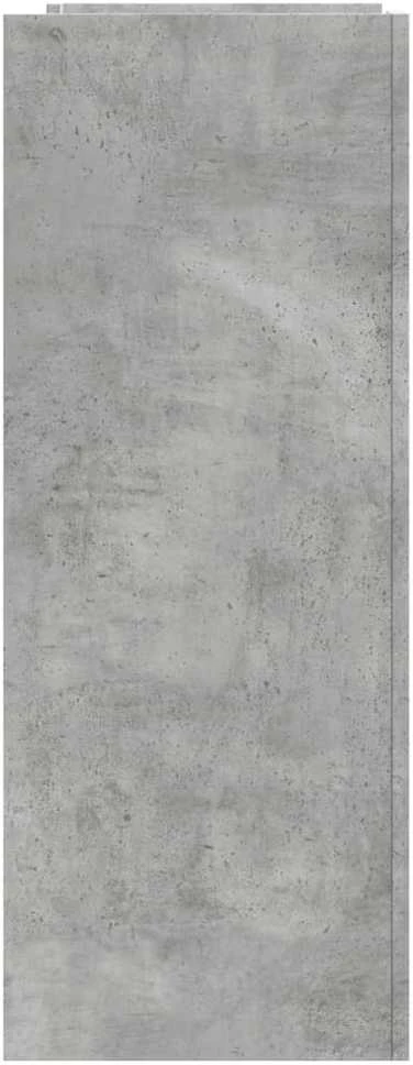Konsolinis staliukas, betono, 100x35x90cm, apdirbta mediena