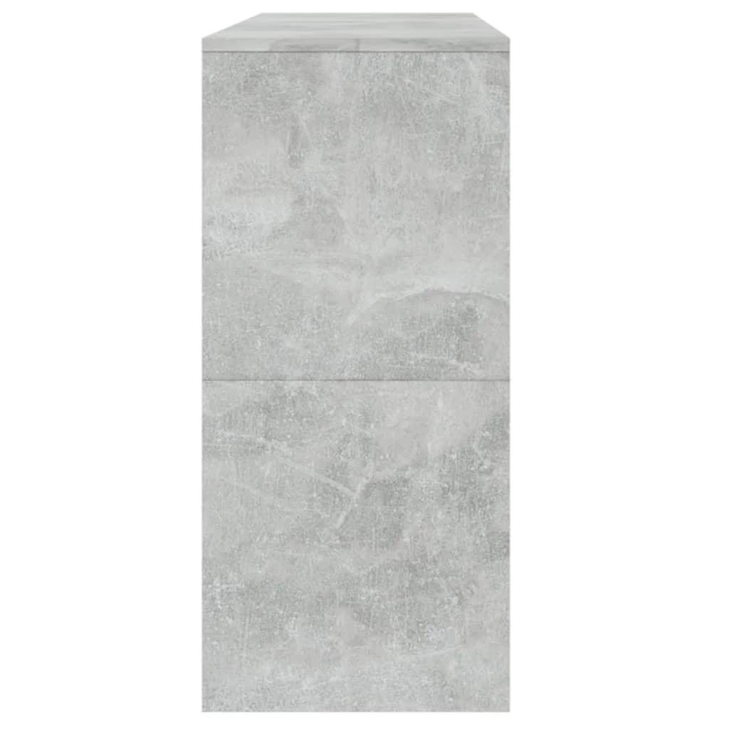 Konsolinis staliukas, betono, 100x35x76,5cm, apdirbta mediena