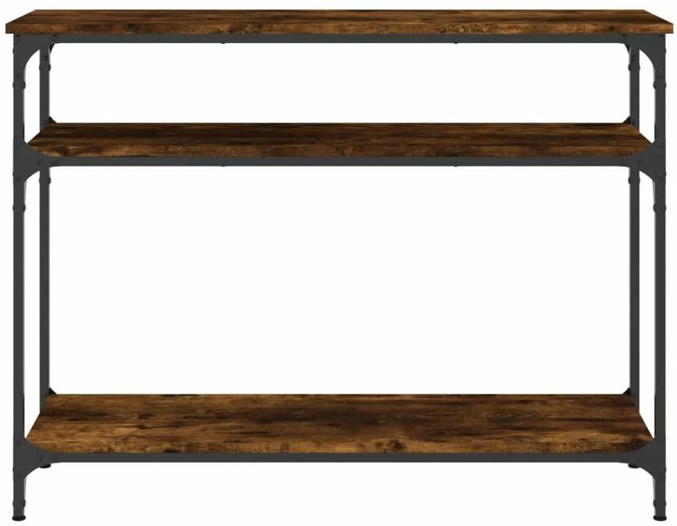 Konsolinis staliukas, dūminio ąžuolo, 100x29x75cm, mediena