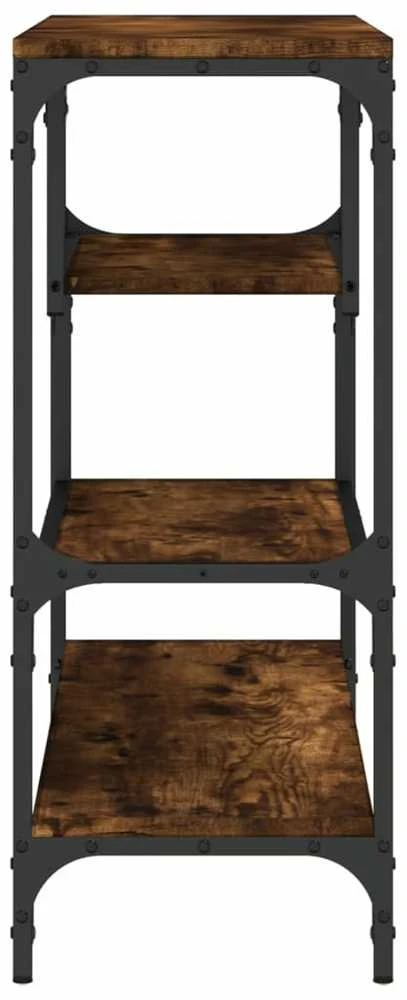 Konsolinis staliukas, dūminio ąžuolo, 100x30x75cm, mediena