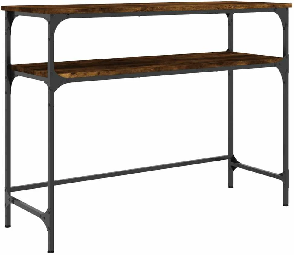 Konsolinis staliukas, dūminio ąžuolo, 100x35,5x75cm, mediena
