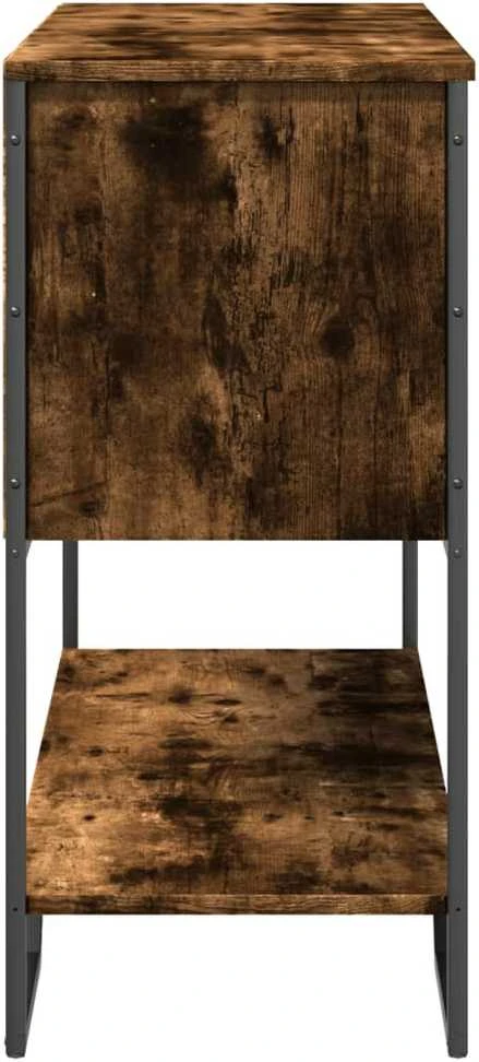 Konsolinis staliukas, dūminio ąžuolo, 100x35x74,5cm, mediena