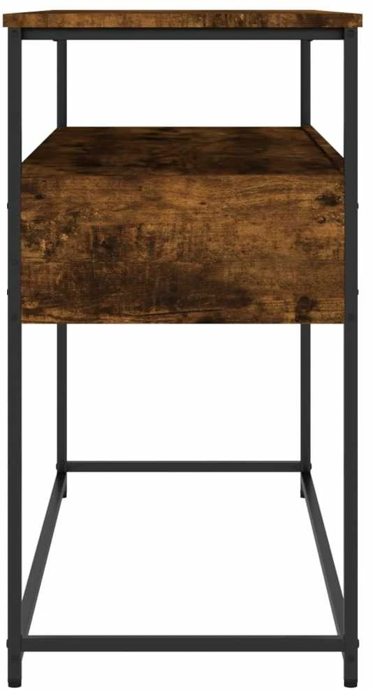 Konsolinis staliukas, dūminio ąžuolo, 100x40x75cm, mediena