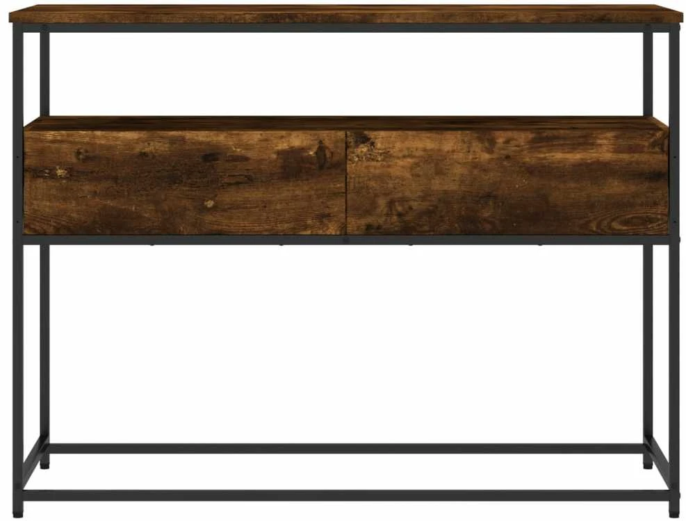 Konsolinis staliukas, dūminio ąžuolo, 100x40x75cm, mediena