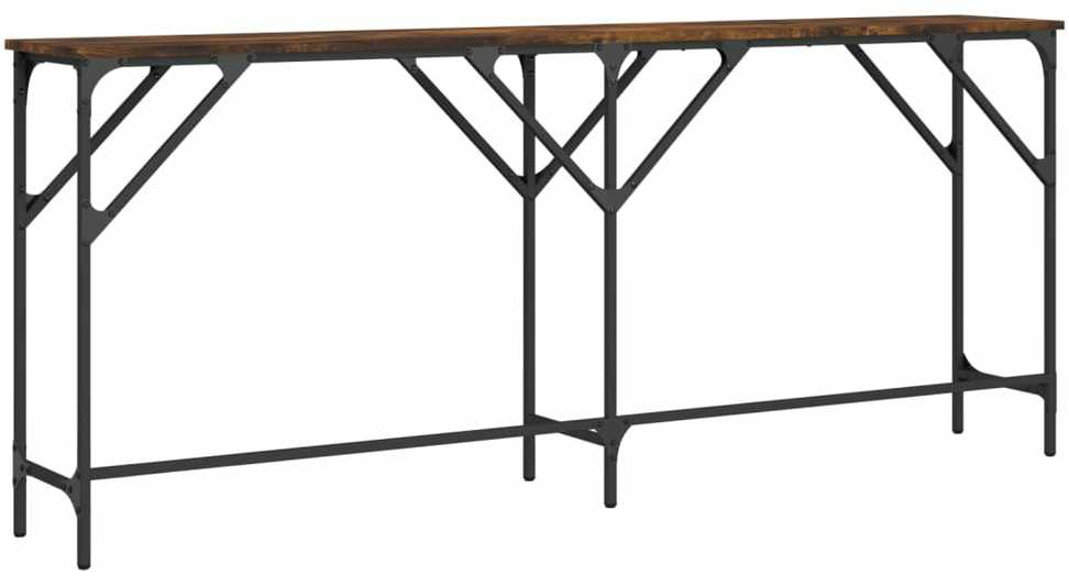 Konsolinis staliukas, dūminio ąžuolo, 180x29x75cm, mediena