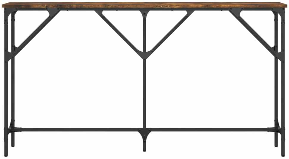 Konsolinis staliukas, dūminis ąžuolo, 140x23x75cm, mediena