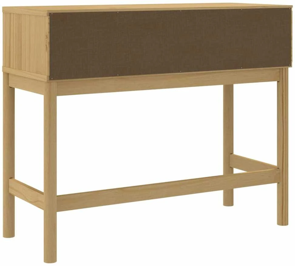 Konsolinis staliukas FLORO, vaško rudas, 89,5x36,5x73cm, pušis