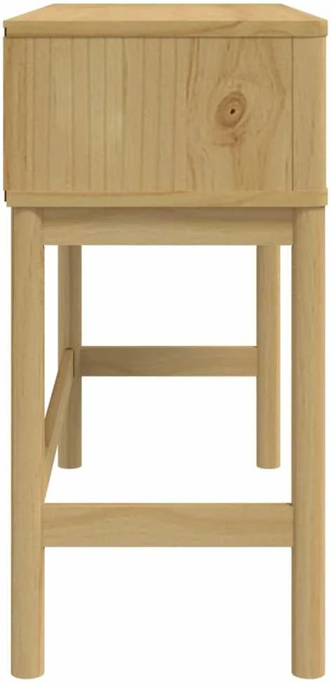 Konsolinis staliukas FLORO, vaško rudas, 89,5x36,5x73cm, pušis