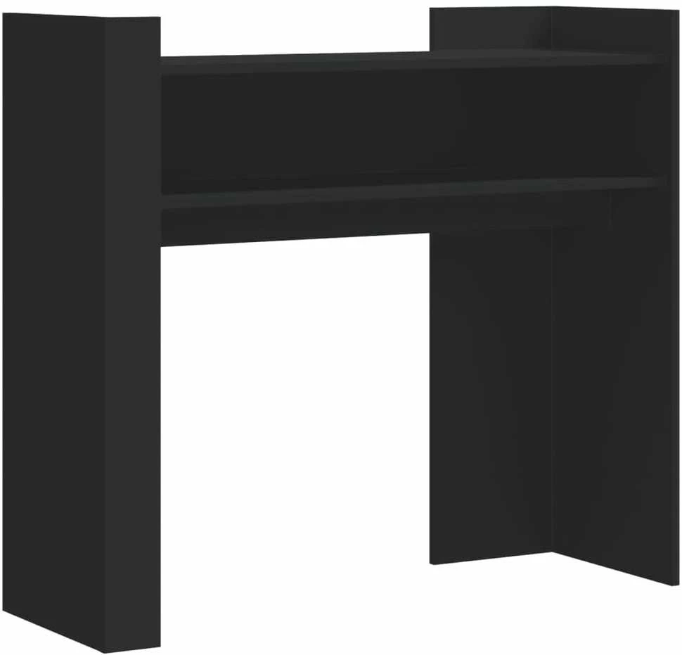 Konsolinis staliukas, juodas, 100x35x90cm, apdirbta mediena