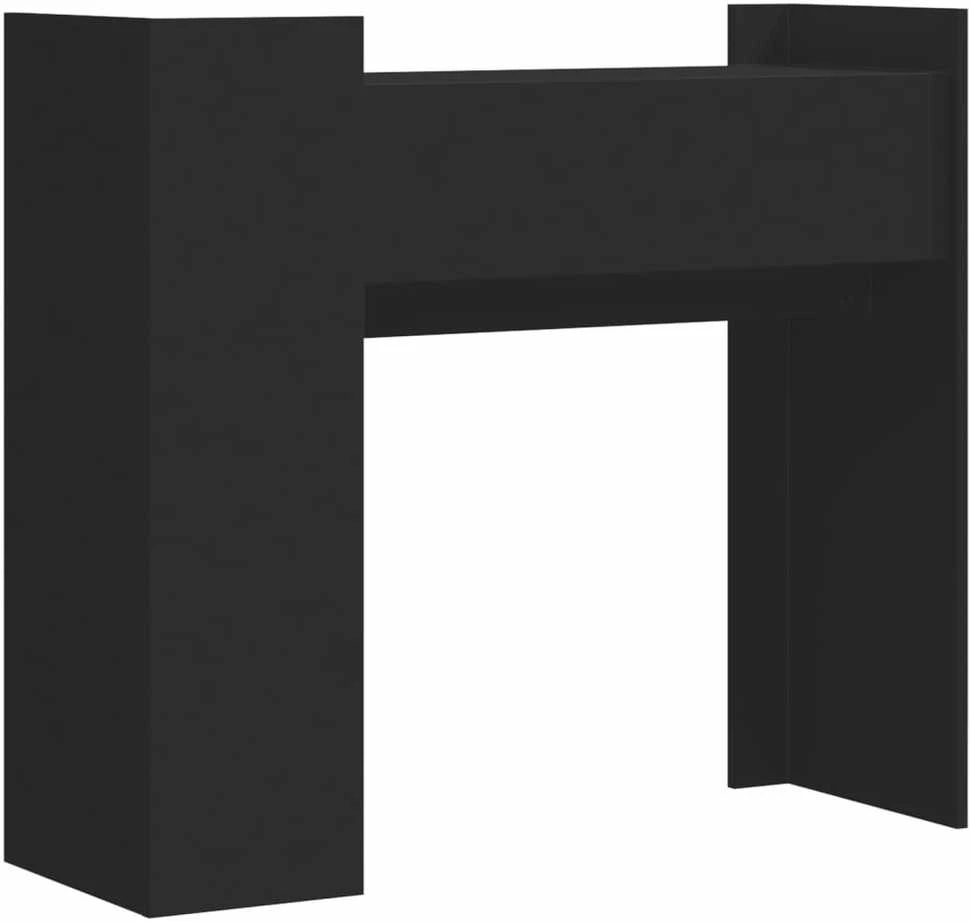 Konsolinis staliukas, juodas, 100x35x90cm, apdirbta mediena