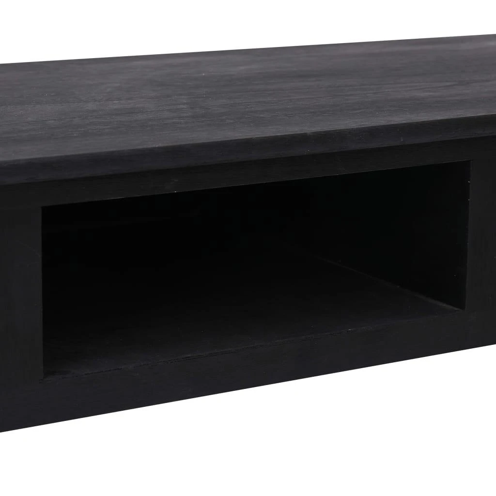 Konsolinis staliukas, juodos spalvos, 110x45x76cm, mediena