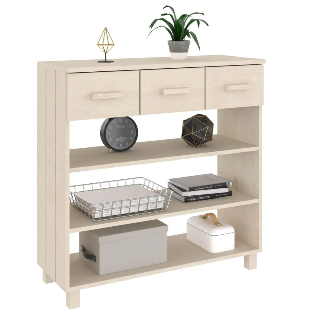 Konsolinis staliukas HAMAR, medaus rudas, 90x35x90cm, pušis