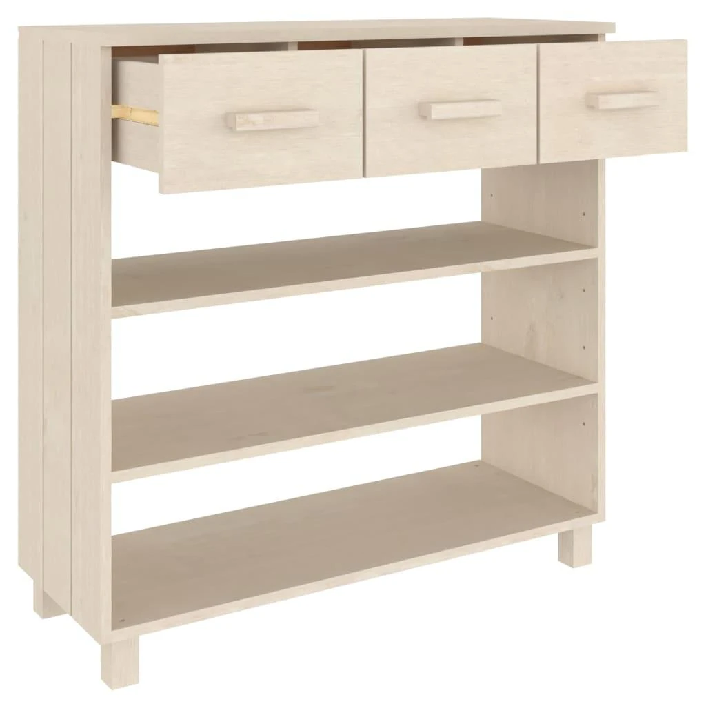 Konsolinis staliukas HAMAR, medaus rudas, 90x35x90cm, pušis