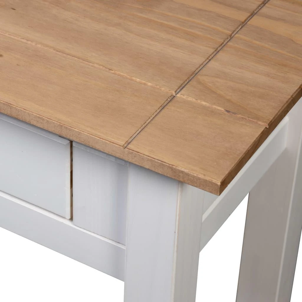 Konsolinis staliukas Panama, baltas, 110x40x72cm, pušies med.