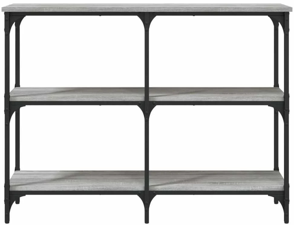 Konsolinis staliukas, pilkas ąžuolo, 100x29x75cm, mediena
