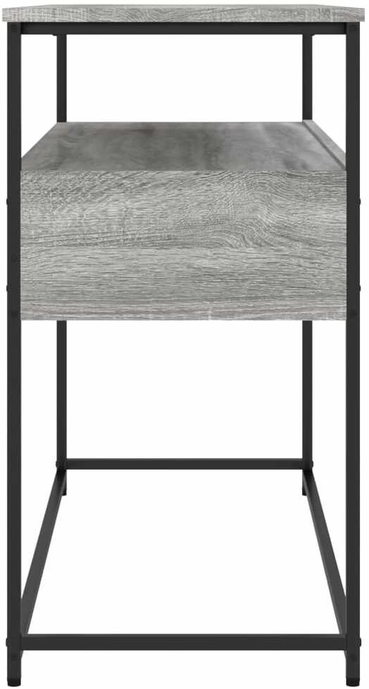 Konsolinis staliukas, pilkas ąžuolo, 100x40x75cm, mediena