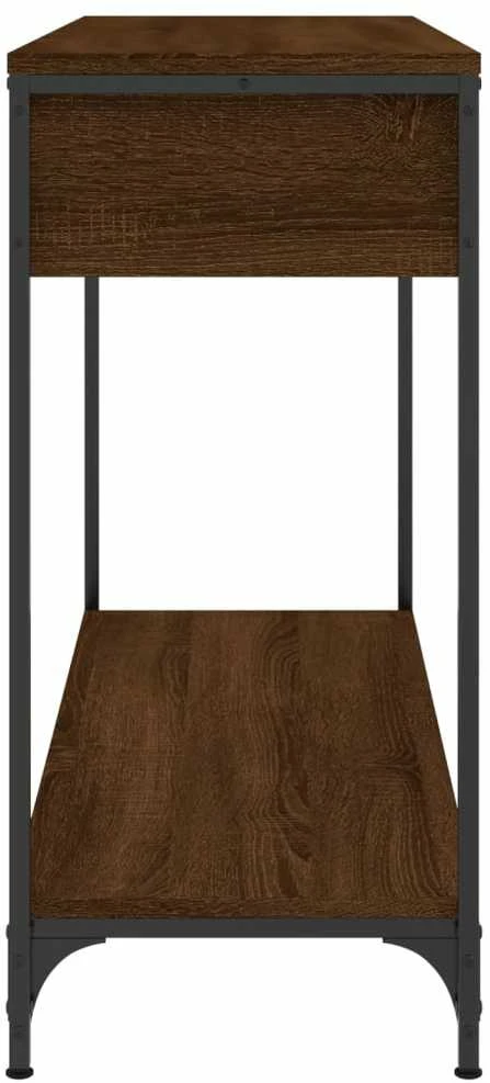 Konsolinis staliukas, rudas ąžuolo, 100x34,5x75cm, mediena