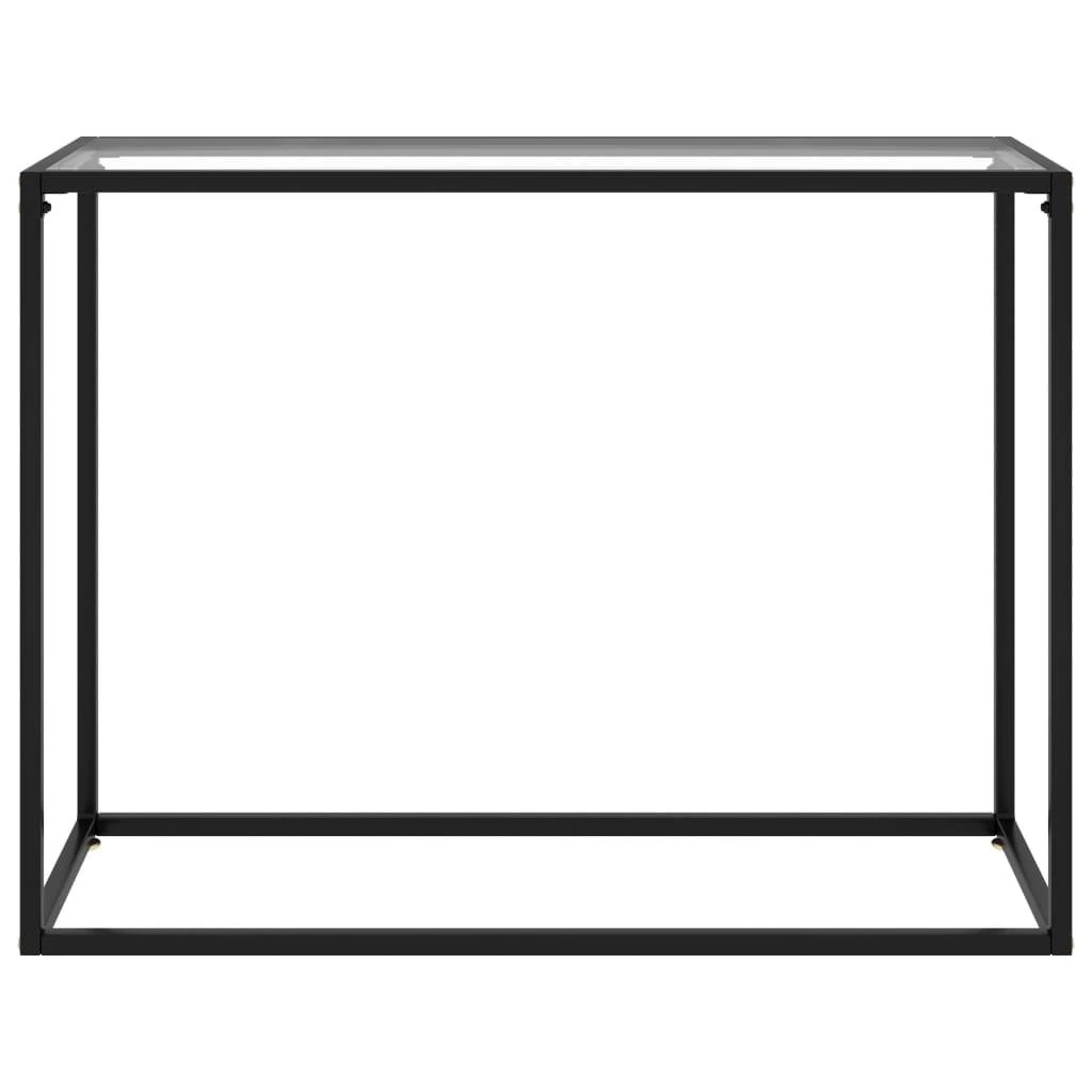 Konsolinis staliukas, skaidrus, 100x35x75cm, grūdintas stiklas