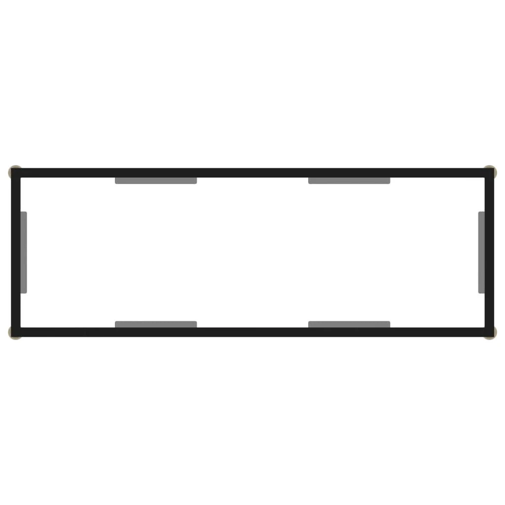 Konsolinis staliukas, skaidrus, 100x35x75cm, grūdintas stiklas
