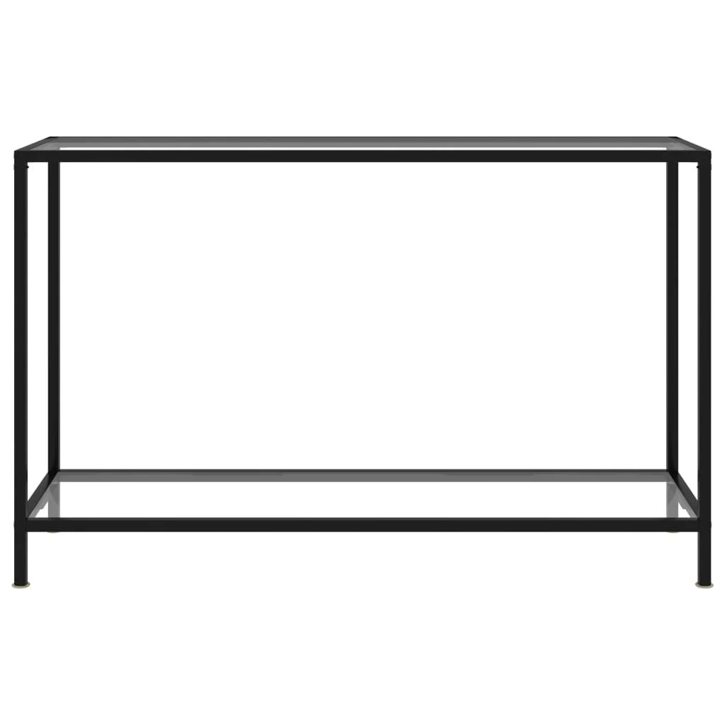 Konsolinis staliukas, skaidrus, 120x35x75cm, grūdintas stiklas