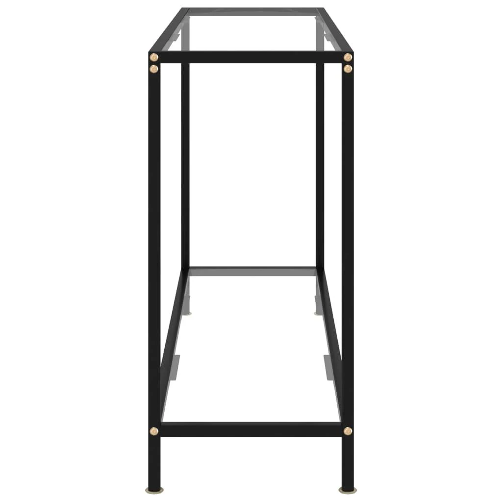 Konsolinis staliukas, skaidrus, 120x35x75cm, grūdintas stiklas