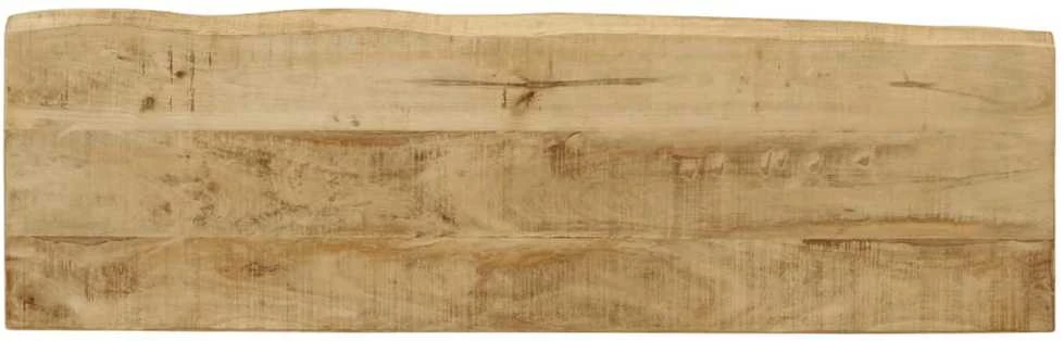 Konsolinis staliukas su gyvu kraštu, 105x33x76cm, mango mediena