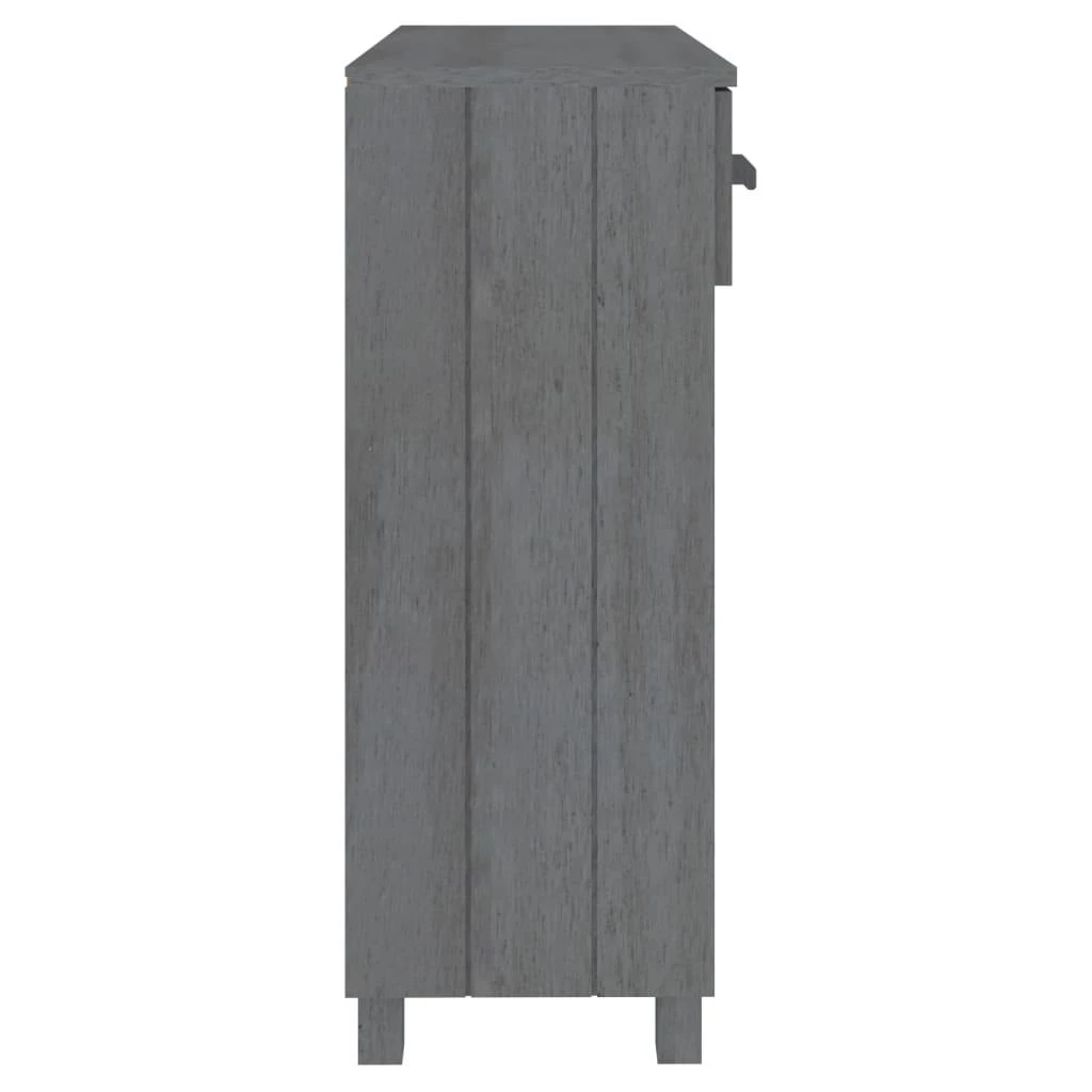 Konsolinis staliukas HAMAR, tamsiai pilkas, 90x35x90cm, pušis