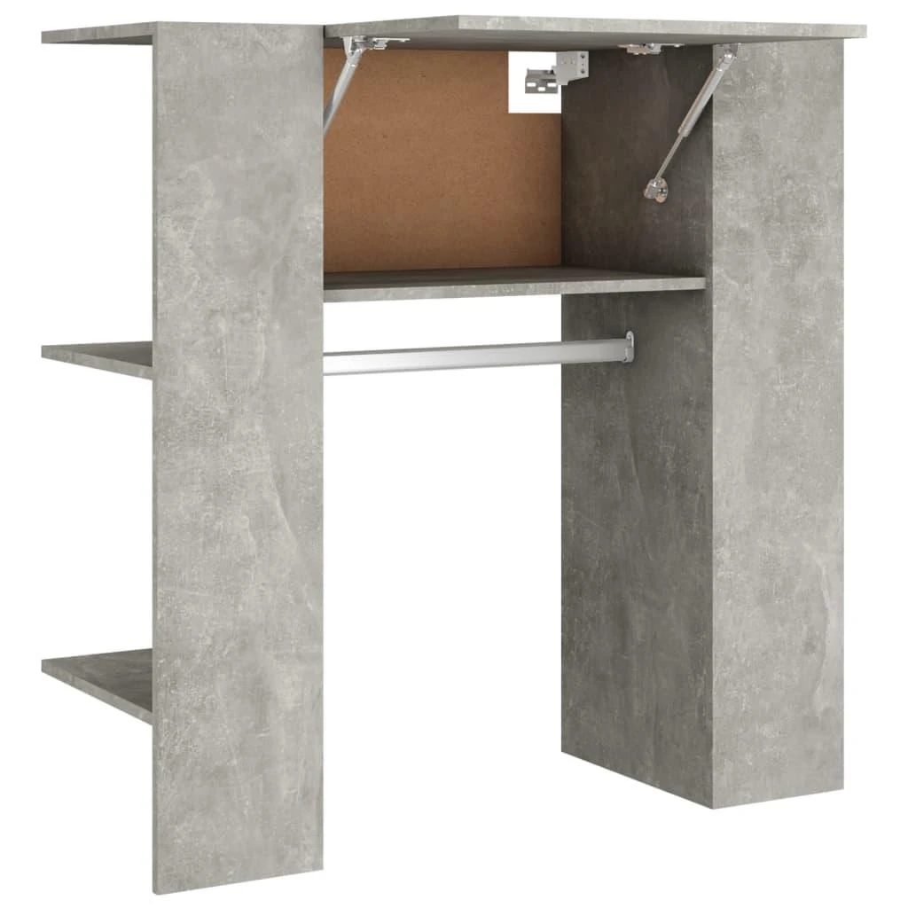Koridoriaus spintelė, betono pilka, 97,5x37x99cm, mediena