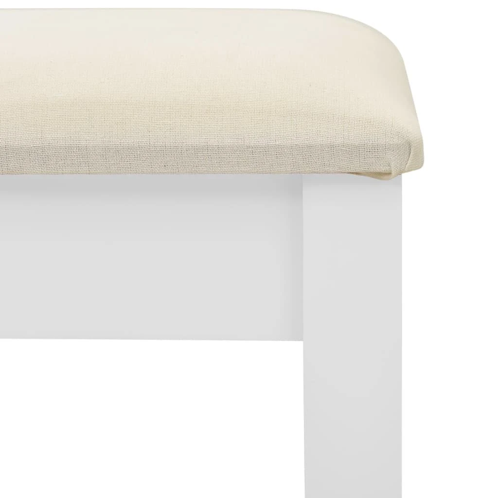 Kosmetinis staliukas, baltas, 65x36x128cm, paulovnija ir MDF