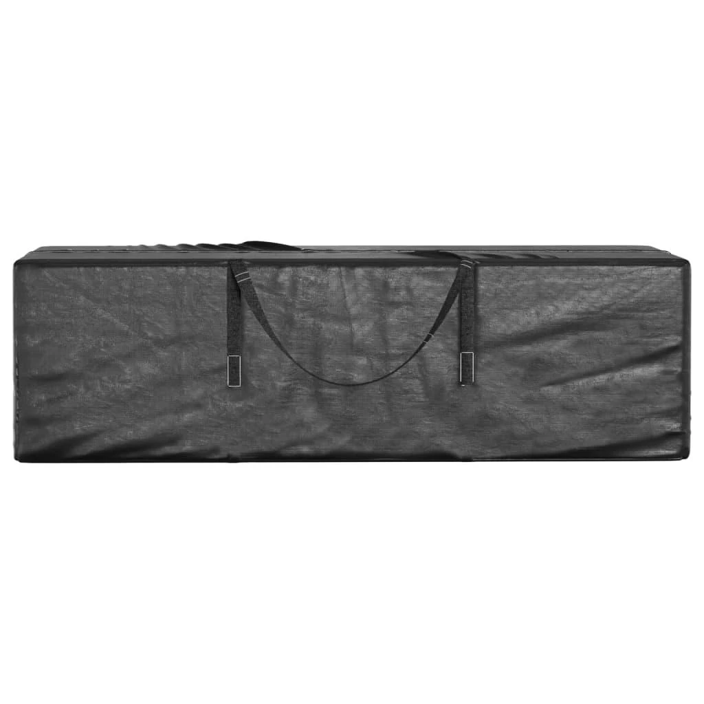 Krepšys sodo pagalvėlėms, juodas, 135x40x55cm, polietilenas