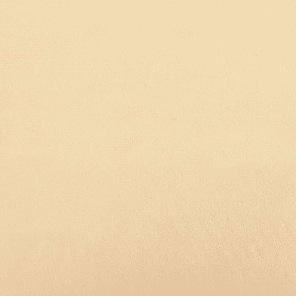 Fotelis Krėslas, kreminės spalvos, 63x76x80cm, aksomas