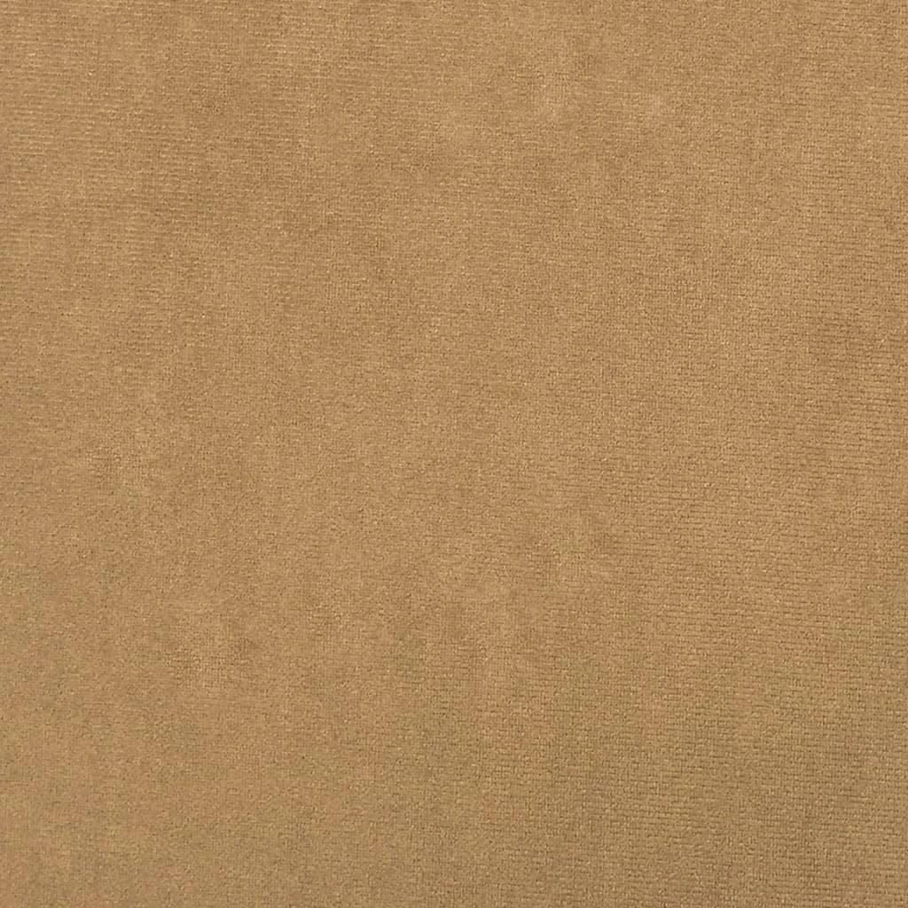 Fotelis Krėslas, rudos spalvos, 63x76x80cm, aksomas