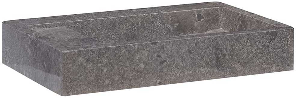 Kriauklė, pilkos spalvos, 58x39x10cm, marmuras
