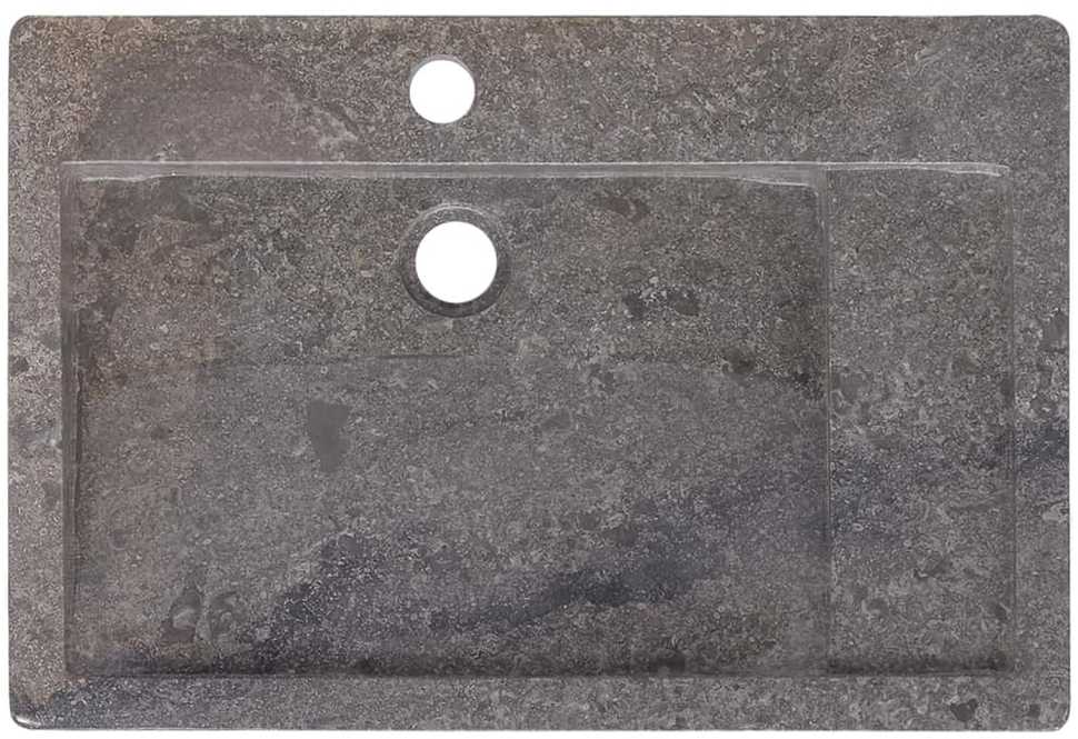 Kriauklė, pilkos spalvos, 58x39x10cm, marmuras