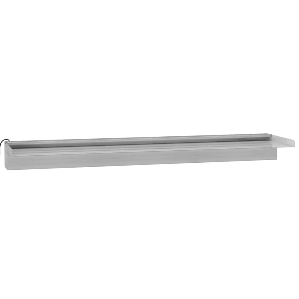 Krioklys su įvairių spalvų LED lemputėmis, 90cm, plienas